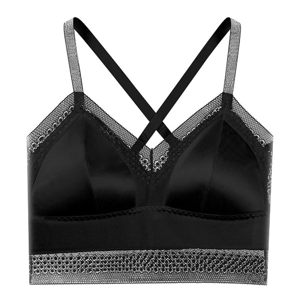 Invisible Backless Lace Triangle Cup Bra