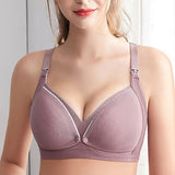 Front Buckle Soft Cotton Nursing Bra