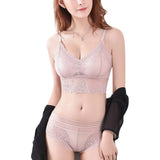 Lace Seamless Bra Panties Set