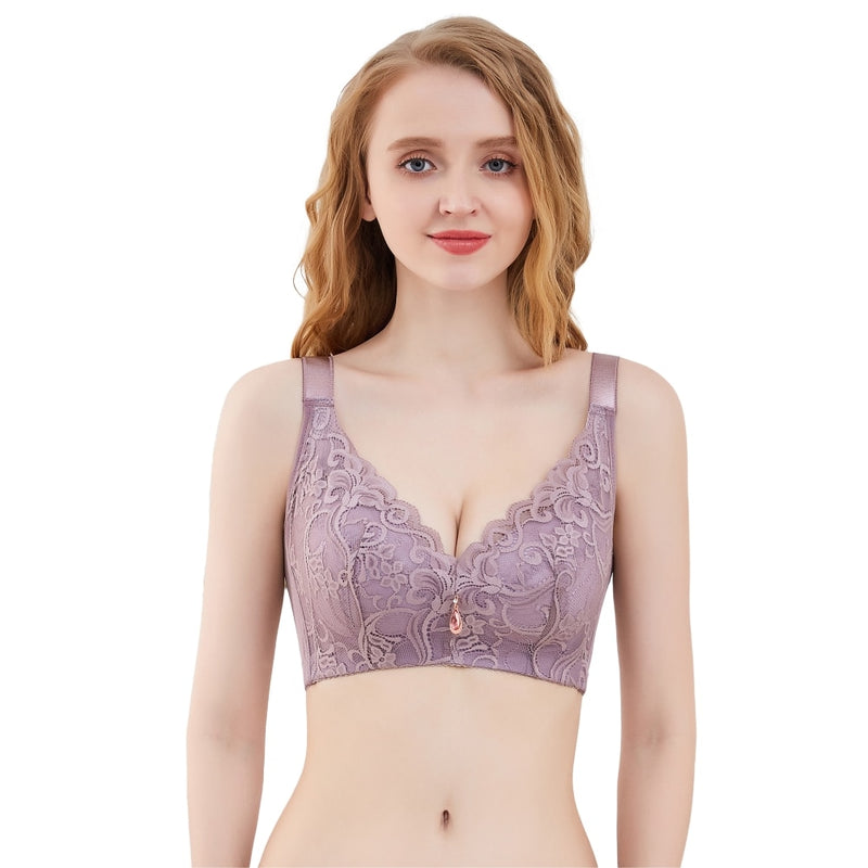 Sexy Lace Pushup Embroidery Bra