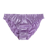 Low-Waist Ruffle Milk Silk Sexy Panties