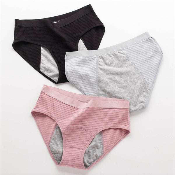 Women Menstrual Soft Hipster Panties