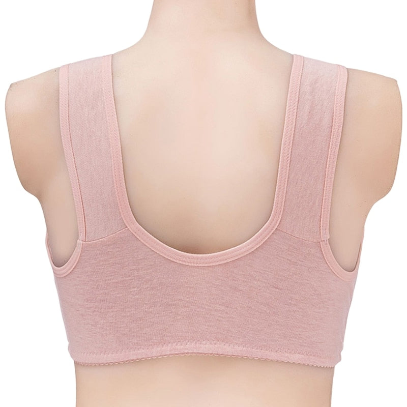 Cotton Front Close Nursing Bra