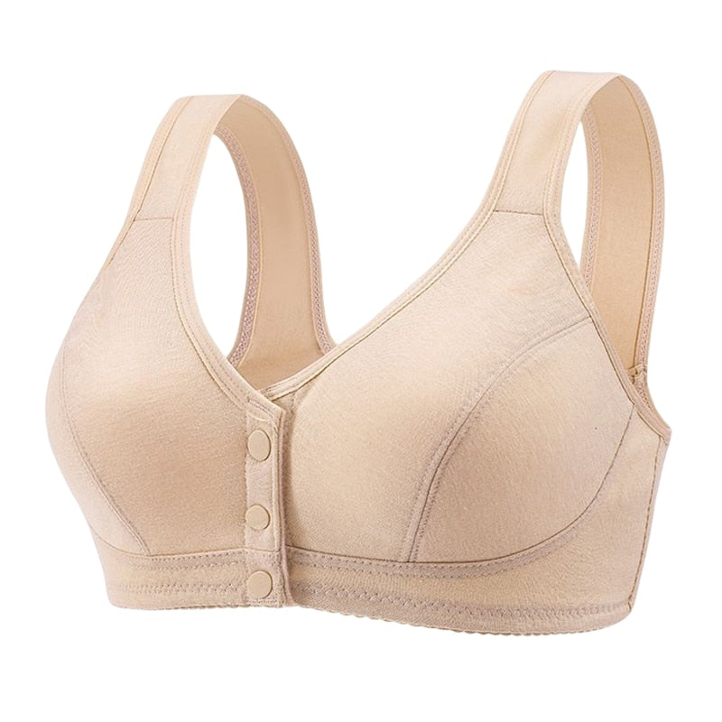 Cotton Front Close Nursing Bra