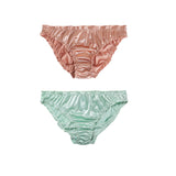 Low-Waist Ruffle Milk Silk Sexy Panties